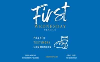 New “First Wednesday” Service – November 6